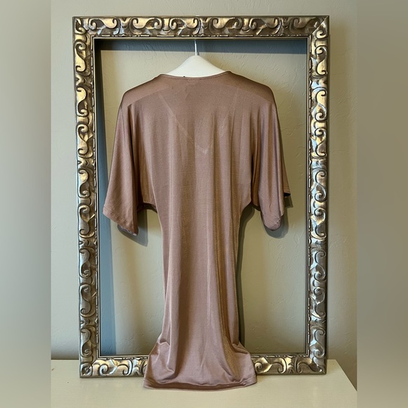 LASCANA Knot Front Kimono Summer Dress- Blush - Picture 3 of 8